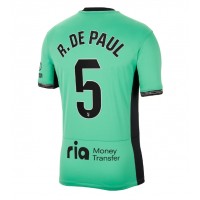 Billiga Atletico Madrid Rodrigo De Paul #5 Tredje fotbollskläder 2023-24 Kortärmad